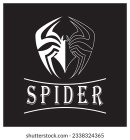 Spider logo icon design vector template