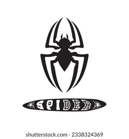 Spider logo icon design vector template