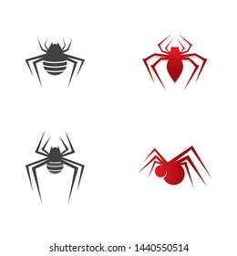 Spider logo icon illustration design