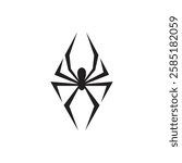 spider logo icon vector illustration