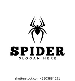 spider logo icon vector illustration