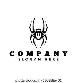 spider logo icon vector illustration