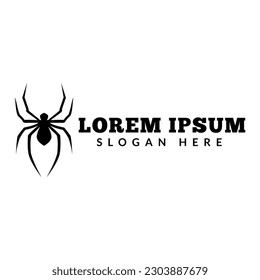 spider logo icon vector illustration