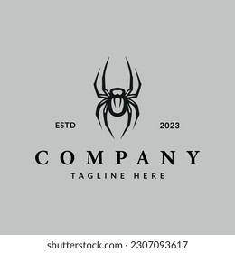 spider logo icon vector illustration