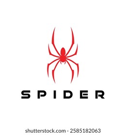 spider logo icon vector illustration