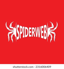 Spider Logo, Insect Animal Vector, Premium Vintage Design, Icon Template Symbol