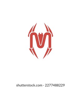 Logo-Buchstaben M Design