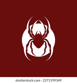 Logo D'Araignée, Modèle Vectoriel De Conception Vectorielle Rétro D'Insecte Vintage