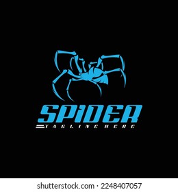 spider logo symbol vector illustration design template