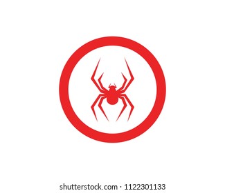 Spider logo and symbols template icons