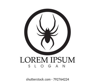 Spider logo and symbols template icons app 