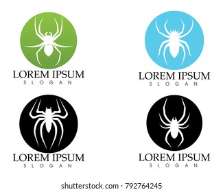 Spider logo and symbols template icons app 