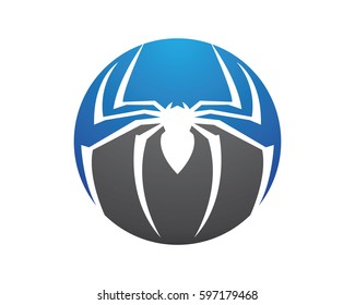 Spider logo template