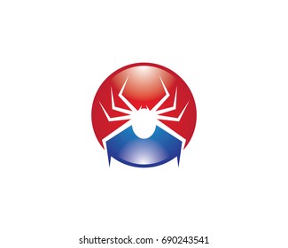 Spider logo template