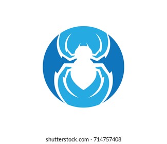 Spider logo template