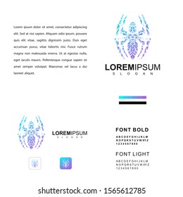 Spider logo template 