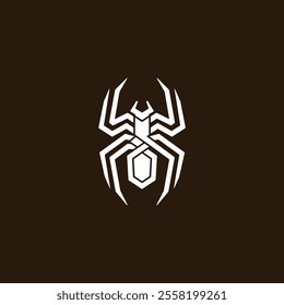 spider logo template Isolated. Brand Identity. Icon abstract Vector design
