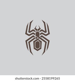spider logo template Isolated. Brand Identity. Icon abstract Vector design
