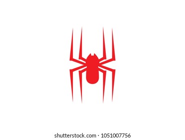 Spider logo template vector icon illustration design