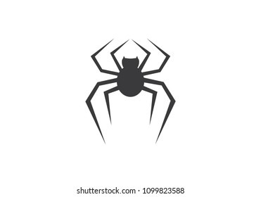 Spider logo template vector icon illustration design