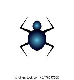 Spider logo template vector icon design