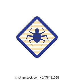 Spider logo template vector icon design