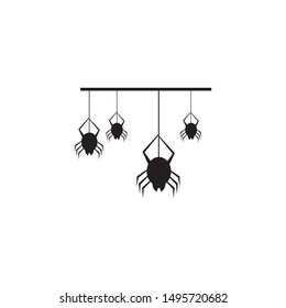 Spider logo template vector icon design