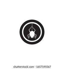 Spider logo template vector icon design