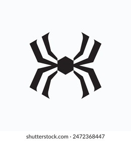 Spider logo template vector and icon 