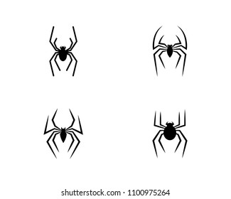 spider logo vector for business