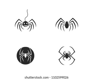spider logo vector for business
