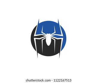 spider logo vector for business