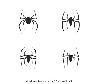 spider logo vector for business
