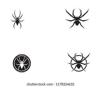 Spider logo vector illustration