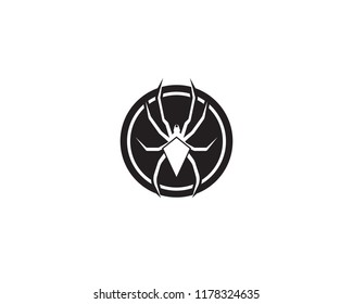 Spider logo vector illustration