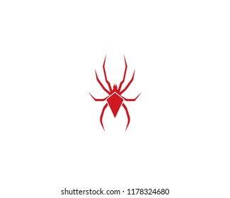 Spider logo vector illustration
