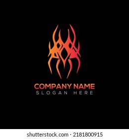 Spider logo vector illustration design 