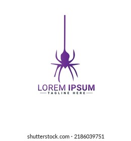 Spider logo vector illustration design 