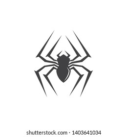 spider logo vector illustration template design