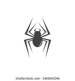 spider logo vector illustration template design