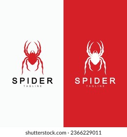 Spider Logo Vector Symbol Illustration Design