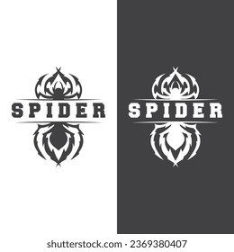 Spider Logo Vector Symbol Illustration Design
