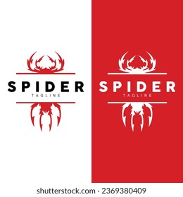 Spider Logo Vector Symbol Illustration Design