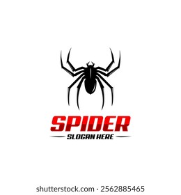 spider logo vector template illustration