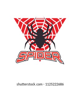 spider logo for your business, vector illustration