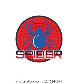 spider logo for your business, vector illustration