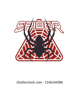 spider logo for your business, vector illustration