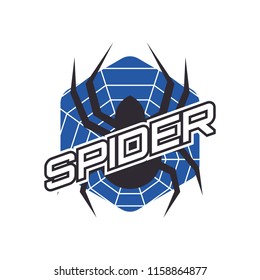 spider logo for your business, vector illustration