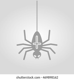 Spider - magic symbol - vector graphic