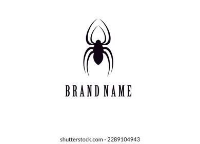 Spider Man Insect Arthropod symbol logo design silhouette